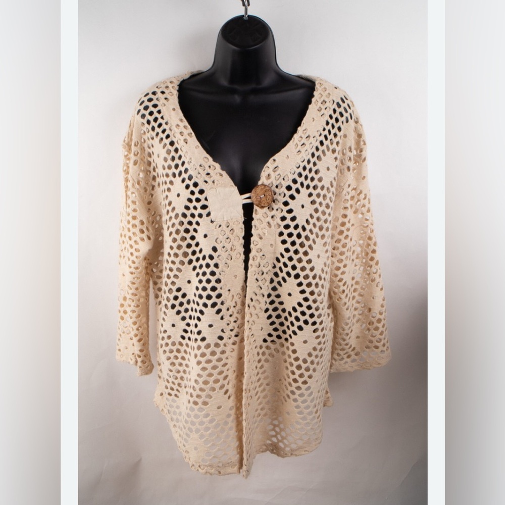 Mirror Image Crochet Cardigan